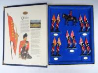 Britains Trooping the Colour Book set 5802 in original book box with outer, Limited Editions 5186 and 5391, Hamleys Drums and Pipes of the Gordons and Metal Models set 7306 (Condition Excellent, boxes Very Good) (50 in five sets)