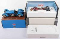 Two 1/18 scale boxed diecast classic models