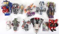 Quantity of Hasbro Transformer toys