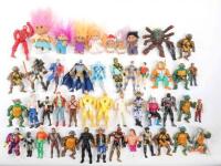 Quantity of Vintage 1980s/90s action figure