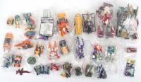 Quantity of Vintage 1980s Hasbro Transformers G1 loose figures