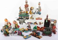 Quantity of Novelty tinplate toy