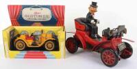 Two Vintage Tinplate old-timer style toys