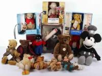 Selection of Steiff and other makes teddy bears