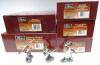 Britains matt Napoleonic series 00151, 00153, 17257, 17366 and 17367 in original boxes and three loose figures (Condition Excellent, boxes Very Good, one lid split) (15 in five sets)