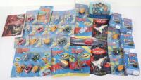 Collection of Thunderbirds Action figures and Models