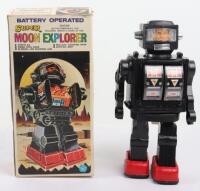 Vintage 1970s HK toys Battery operated super moon explorer Plastic robot