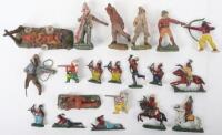 Small Quantity of cowboy and Indians Toy soldiers