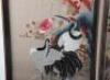 A near pair of Japanese embroidered silk panels - 4