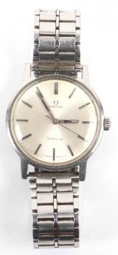 Omega gentleman’s stainless steel wristwatch
