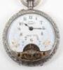 A silver (935) Hebdomas ladies pocket watch - 3