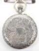 A silver (935) Hebdomas ladies pocket watch - 5