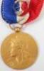 A French gold marine life saving medal, engraved “Ministere De La Marine Courage Et Devouement” - 4