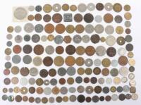 A selection of GB and world coins