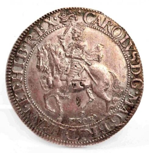 Charles I (1629-1649), Halfcrown York mm. lion 1643-4