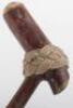 A large antler topped staff - 4