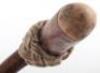 A large antler topped staff - 6