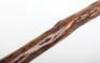 Five walking sticks including a silver banded antler stick with naturalistic body - 9
