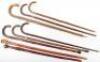 Eight walking sticks including an Alpine stick of Berlin - 2