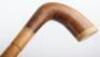 Seven walking stick, including a malacca stick with metal band and an Alpine stick of Tiroler Adler - 4