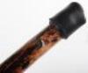 Seven walking stick, including a malacca stick with metal band and an Alpine stick of Tiroler Adler - 5