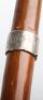 Five silver banded malacca walking sticks, late 19th and early 20th century - 12