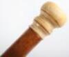 Four late 19th/early 20th century walking sticks, including two ivory handle canes - 4