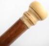 Four late 19th/early 20th century walking sticks, including two ivory handle canes - 5