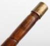 Five walking sticks, including a rosewood and banded stick - 6