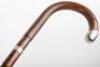 Five walking sticks, including a rosewood and banded stick - 8