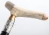 Five walking sticks, including a rosewood and banded stick - 13