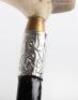 Five walking sticks, including a rosewood and banded stick - 15