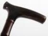 Five walking sticks, including a rosewood and banded stick - 18
