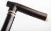 Five walking sticks, including a rosewood and banded stick - 22
