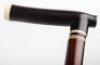 Five walking sticks, including a rosewood and banded stick - 23