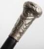 Three silver topped walking canes - 3