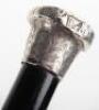 Three silver topped walking canes - 10