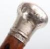 Three silver topped walking canes - 14
