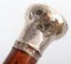 Three silver topped walking canes - 16