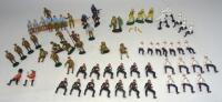 Britains Premier Series various figures Gun Crew, French and others, and twenty-two riders without horses (Condition Very Good-Good, six damaged, five unpainted) (64)