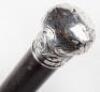 Four silver stopped walking canes - 8