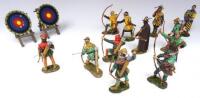 "King and Country Robin Hood Series sets RH1, RH2, RH10, RH13, RH14, RH19, RH29, RH36, RH38, RH41, RH42 and RH44 (Condition Excellent, boxes Excellent) (14)