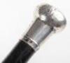 Four silver stopped walking canes - 16