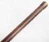 A fine 19th century ladies gold and tortoiseshell walking stick, possibly Eastern - 4