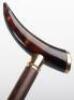 A fine 19th century ladies gold and tortoiseshell walking stick, possibly Eastern - 5