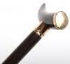 A fine 19th century ladies gold and tortoiseshell walking stick, possibly Eastern - 6