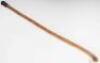 A rustic carved grotesque mask walking stick - 2