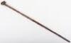 A carved wood &lsquo;grotesque&rsquo; walking stick - 2