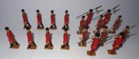 Britains set 1475, Attendants to the State Coach (Condition Very Good-Good one sword missing, five and two halberd heads replaced) 1937 (18)