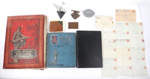 Assorted letters, signatures, pictures and programmes